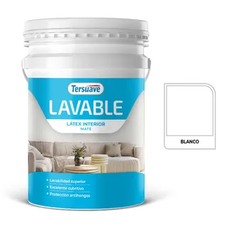 LATEX LAVABLE BLANCO 20 LTS EGGSHELL